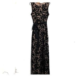 long lace dress